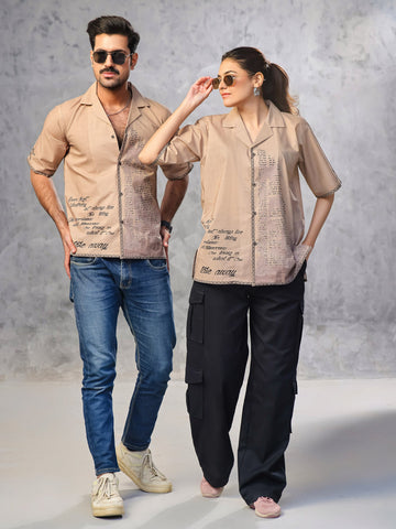 Cotton Button-Down Shirt – Versatile Everyday Classic For Unisex